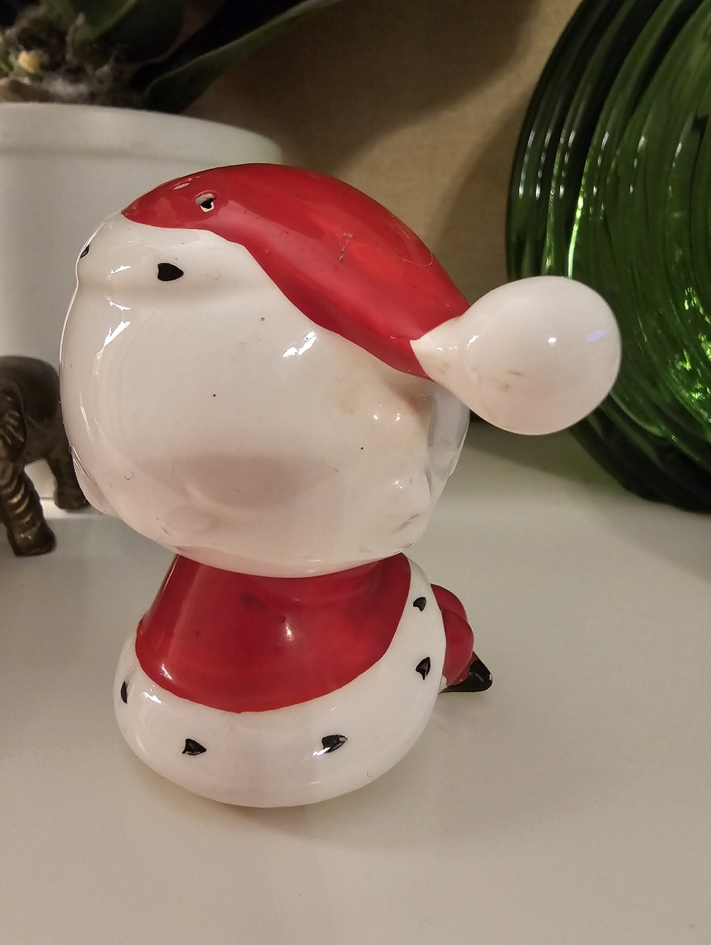 Vintage Holt Howard Christmas Santa & Bag Salt & Pepper Shaker Set 1959 - Picture 7 of 16